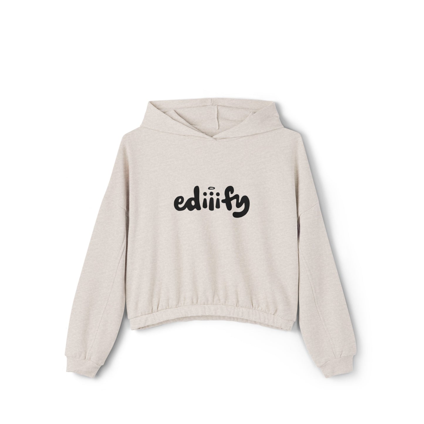Women's Cinched Bottom Hoodie - ediiify