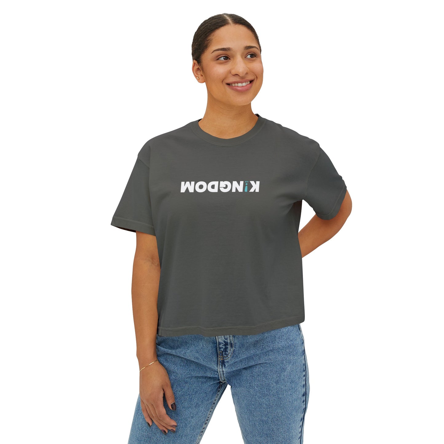 Women's Boxy Tee - KiNGDOM